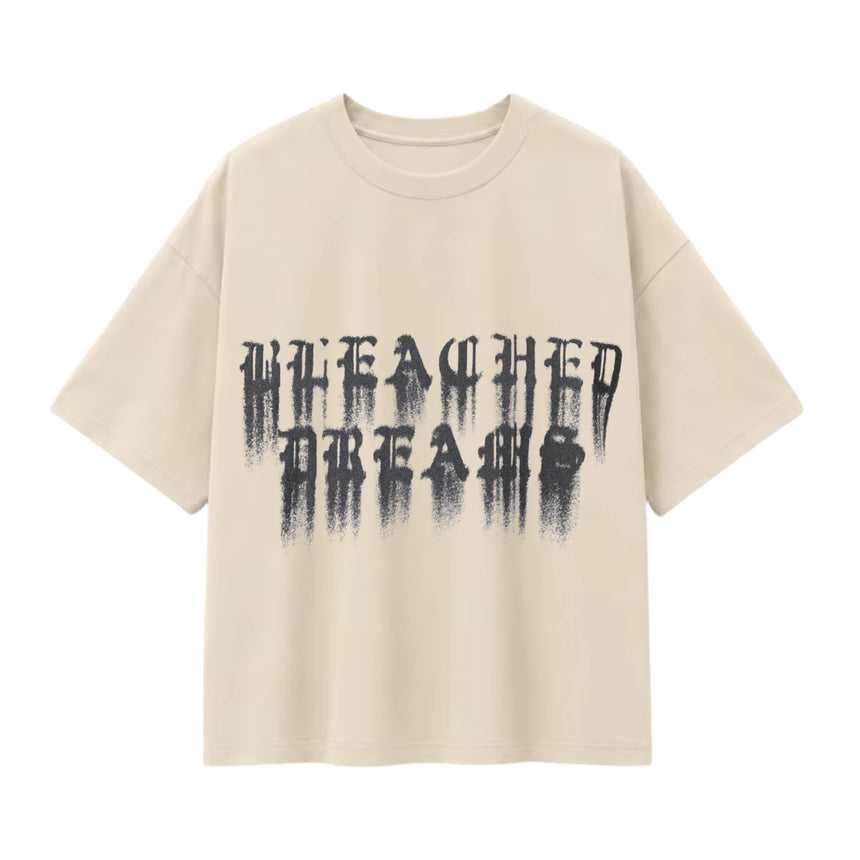 T-shirt oversize imprimé Bleached Dreams, à plat