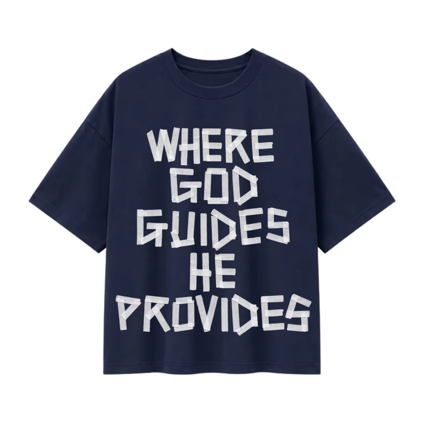 T-shirt oversize imprimé Guides, à plat